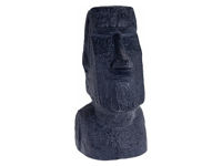 Statuie "Figura Moai" 40X20cm, ceramica, neagra