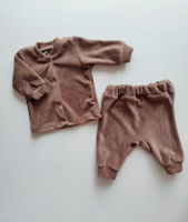 Set Camasa + Pantaloni  Pampy Chocolate