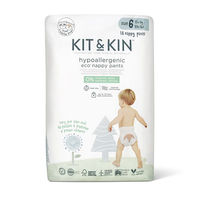 Scutece-chilotei eco hipoalergenice Kit&Kin 6 (15+ kg) 18 buc