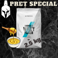 Proteina din Zer - Impact Whey Protein - Sirop de Miere - 2.5 KG