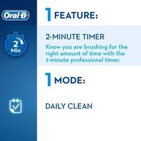 Electric Toothbrush Braun Vitality 100 White