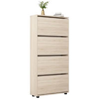 Raft pentru încălțăminte Mobildor-Lux Leo 80x27x164H cm Sonoma