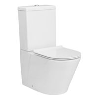 Closet WC VOLLE NEMO Rimless compact 71*36*85cm instalare pe podea, mat, ieșire, intrare inferioară, rezervor de 3 / 4,5 l, scaun solid Slim slow-closing
