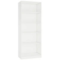 Etajeră Mobildor-Lux Etajera Practik (80x38x210H cm) White