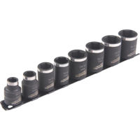 Набор головок, бит, насадок Milwaukee 4932478288 Set de capuri hexagonale shockwave 3/8, (set 8 buc)