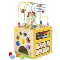 Головоломка Viga 44591 Cub Montessori din lemn 5 în 1