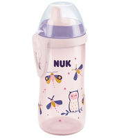 Canuta-anticurgere NUK Kiddy Cup Night cu nasuc tare (12 luni+) 300 ml