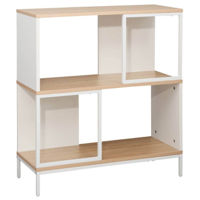 Офисный стеллаж Deco Loreto 3 nivele (70x30x79.5H) Oak/Black