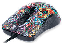 Gaming Mouse Qumo Splash, Optical,1200-3200 dpi, 6 buttons, Soft Touch, 7 color backlight, USB