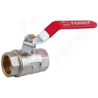 Запорная арматура Ferro Шаровой кран с длинной ручкой 3/4" FF KP2 // KFP2