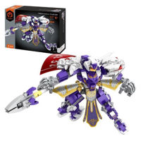 Конструктор iM.Master 6846 Cei cinci Generali Tigri: Ma Chao 2în1, Mechanical Master, 340pcs