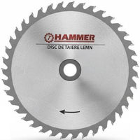 Диск отрезной Hammer 40828 p/u taierea lemnului, d250x30mm, 40dinti