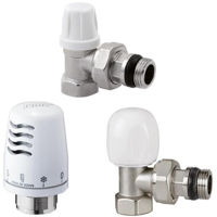 Запорная арматура ICMA Комплект термостатической головки + обратный патрубок 1/2 с прокладкой (90498)