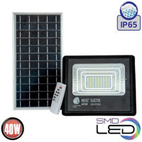 Прожектор Horoz TIGER-40W, 6400K, cu panou solar (0PRJ-068-012-0040-011)