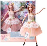 Кукла Essa QJ077C Emily Seria cu poșetă și accesorii