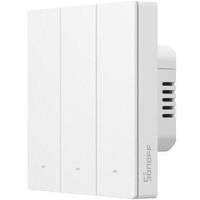 Întrerupător electric Sonoff Smart Wall Switch SwitchMan M5 3-Gang (Neutral Optional), Zigbee, White