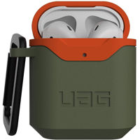 Аксессуар для моб. устройства UAG 10242F117297, for Apple Airpods Std. Issue Hard Case 001 (V2), Olive/Orange