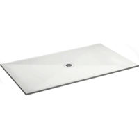 Cadița de duș Polimat Fresco white matt 120x100x2,5