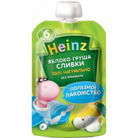 Heinz piure din mere și pere cu frișcă 6+ luni, 90g