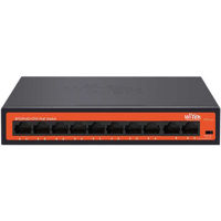 Switch/Коммутатор Wi-tek WI-PS210H (8PoE+2Uplink)