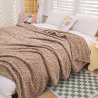 Домашний текстиль Relaxe Home Покрывало Tufted Fleece 200x230 см Brown