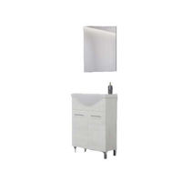 Шкаф под умывальник Crea Rubino 55+oglinda(678+520) 4101+213/EL