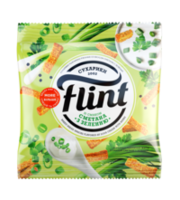 Сухарики Flint 35г со вкусом сметаны с зеленью