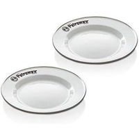 Farfurie Petromax Enamel Plates white 2 pieces