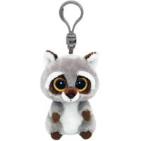 Jucărie de pluș TY TY35252 OAKIE gray raccoon, 8.5 cm