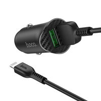 Hoco Z39 Farsighted dual port QC3.0 set(Lightning) Car charger