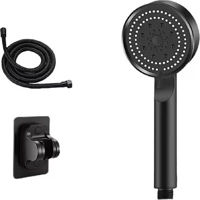 Набор для душа Genesis Premium B02 Set duș black (para, furtun, suport) black