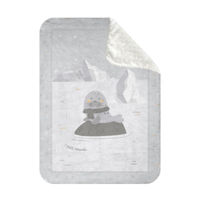 Аксессуар для пеленания Kikka Boo 31103020156 Paturica super moale Sherpa Seally Me, 110/140 cm