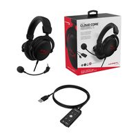Gaming Headset HyperX Cloud Core 7.1, 53mm driver, 60 Ohm, 15-25000hz, 98db, 350g., 3.5mm/USB