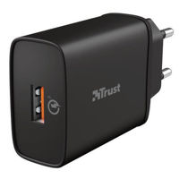 Зарядное устройство сетевое Trust Qmax 18W Ultra-Fast USB Wall Charger with QC3.0 TR23557