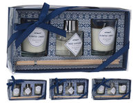 Set de aromaterapie 3buc: aromatizator, si 2 aroma-lumanare