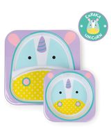 Набор Skip Hop Zoo Тарелка и миска Единорог