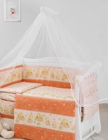 Постельный комплект Comfort New С-118 Игрушки, терракотовый, код 42095