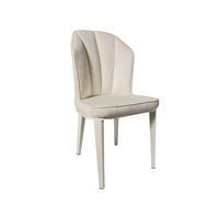 Scaun DC 6018 carcasa alb, piele ivory nr. 1