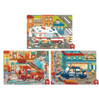 Головоломка Mideer MD3174 Seria de puzzle-uri Salvatorii orașului, 3 în 1, nivelul 3