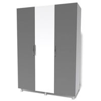 Dulap Smartex N9 160cm Alb/Grafit