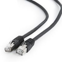 Patch Cord Cat.6/FTP,    3m, Black, PP6-3M/BK, Cablexpert