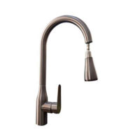 Смеситель кухонный Rubano Baterie pentru chiuveta, cu pipa, inox, 27675