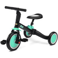 Bicicletă Toyz 0275 Fox Turquoise, bicicletă de echilibru cu trei roți