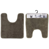 Аксессуар для туалета Tendance 55735 Covoras WC 45x50cm, microfibra, gri-cafeniu
