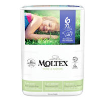 Scutece Moltex Nature 6 XL eco hipoalergice 13-18 kg N21
