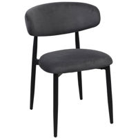 Стул Deco Meridian Catifea Grey (HLR21)+Black Legs