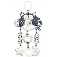 Jucărie cu pandantiv Sensillo Z-0340 Игрушка Плюш 230 B/W Cat