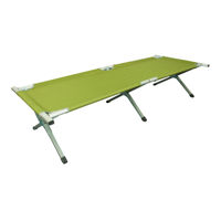 Pat Yate Camp Bed Aluminium, green, SS00566