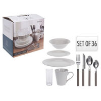 Посуда прочая Excellent Houseware 08609 Набор столовой посуды и приборов, 36ед