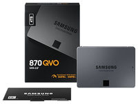 2.5" SATA SSD 8.0TB Samsung  870  QVO "MZ-77Q8T0BW" [R/W:560/530MB/s, 98/88K IOPS, MJX, 4bit MLC]